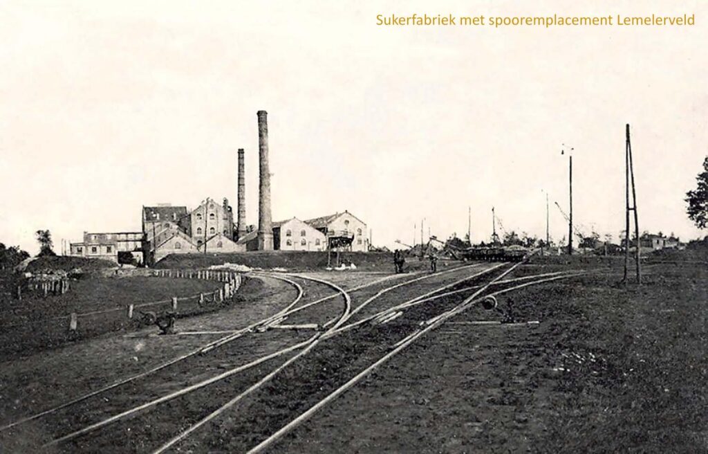 Sukerfabriek Met Spooremplacement Lemelerveld