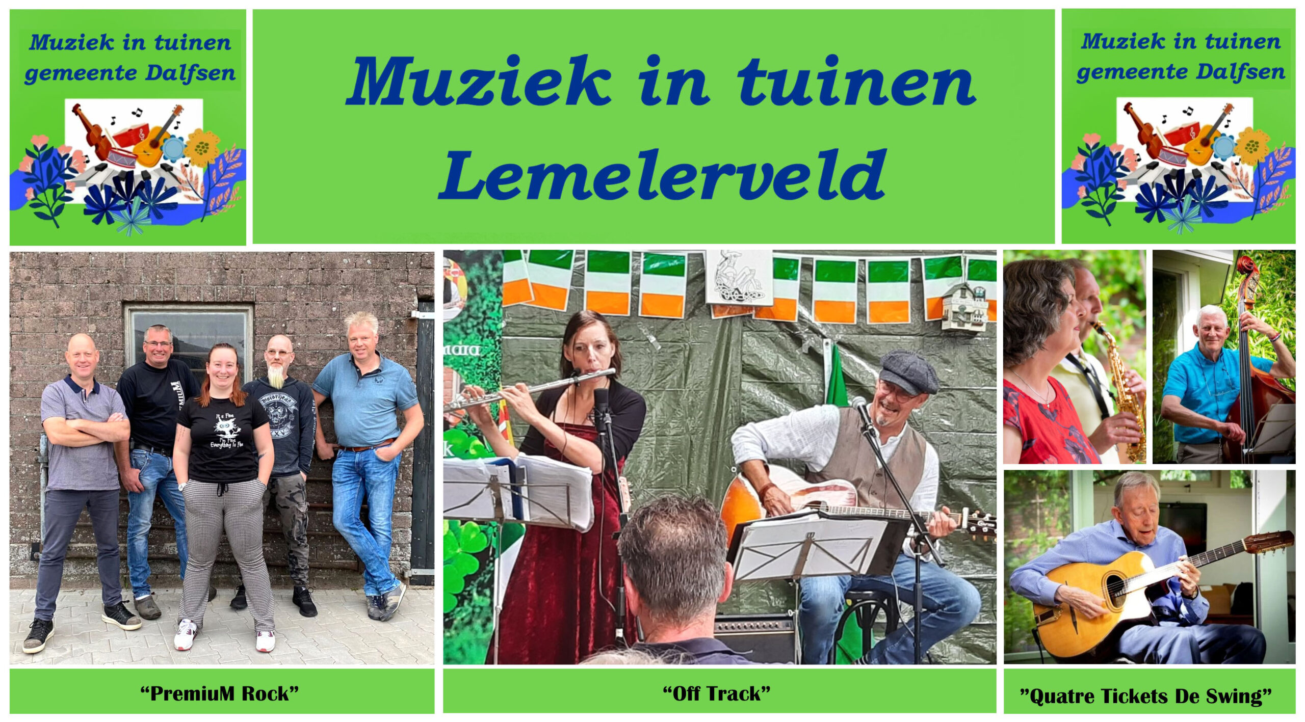 Muziek in de tuin Dalfsen, ook Lemelerveld - Sukerbiet.nl