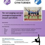 VACATURE Leid(st)er gym-/turnlessen VZOD Lemelerveld / Fit Lemele maart-juli 2023