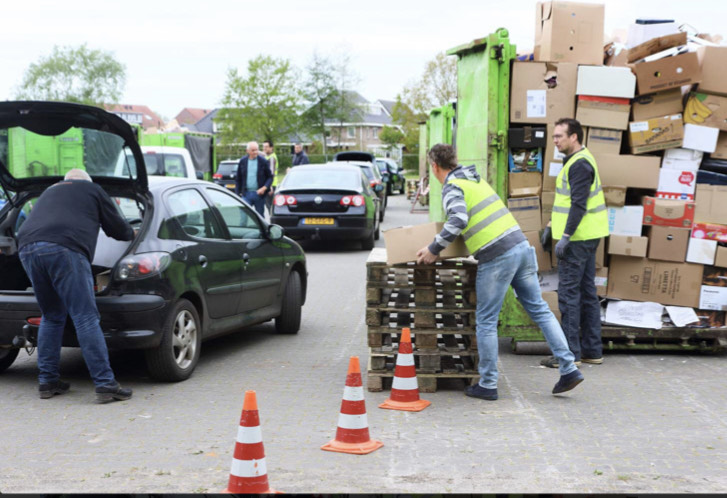 Let op a.s. zaterdag oud papier