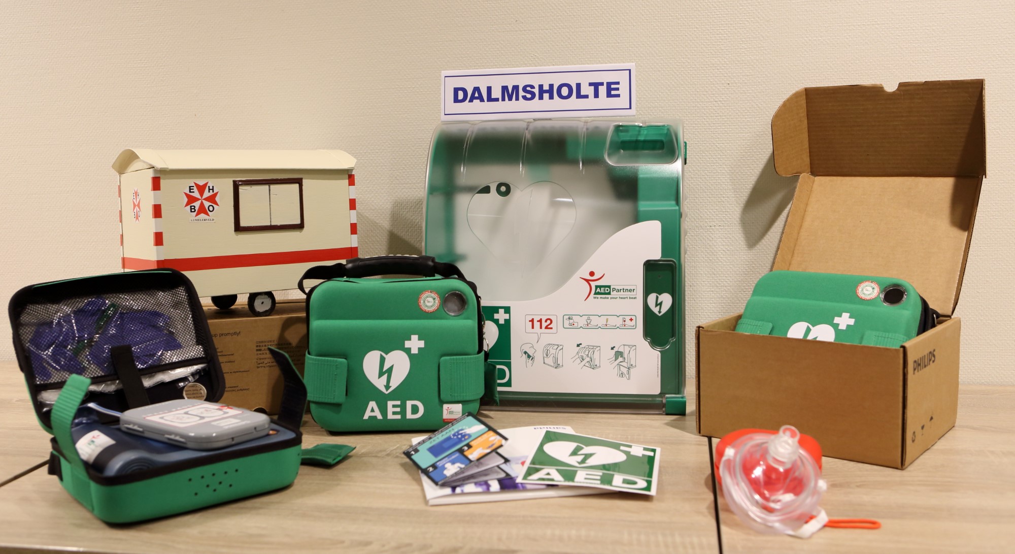 Geslaagde actie AED’S buitengebied