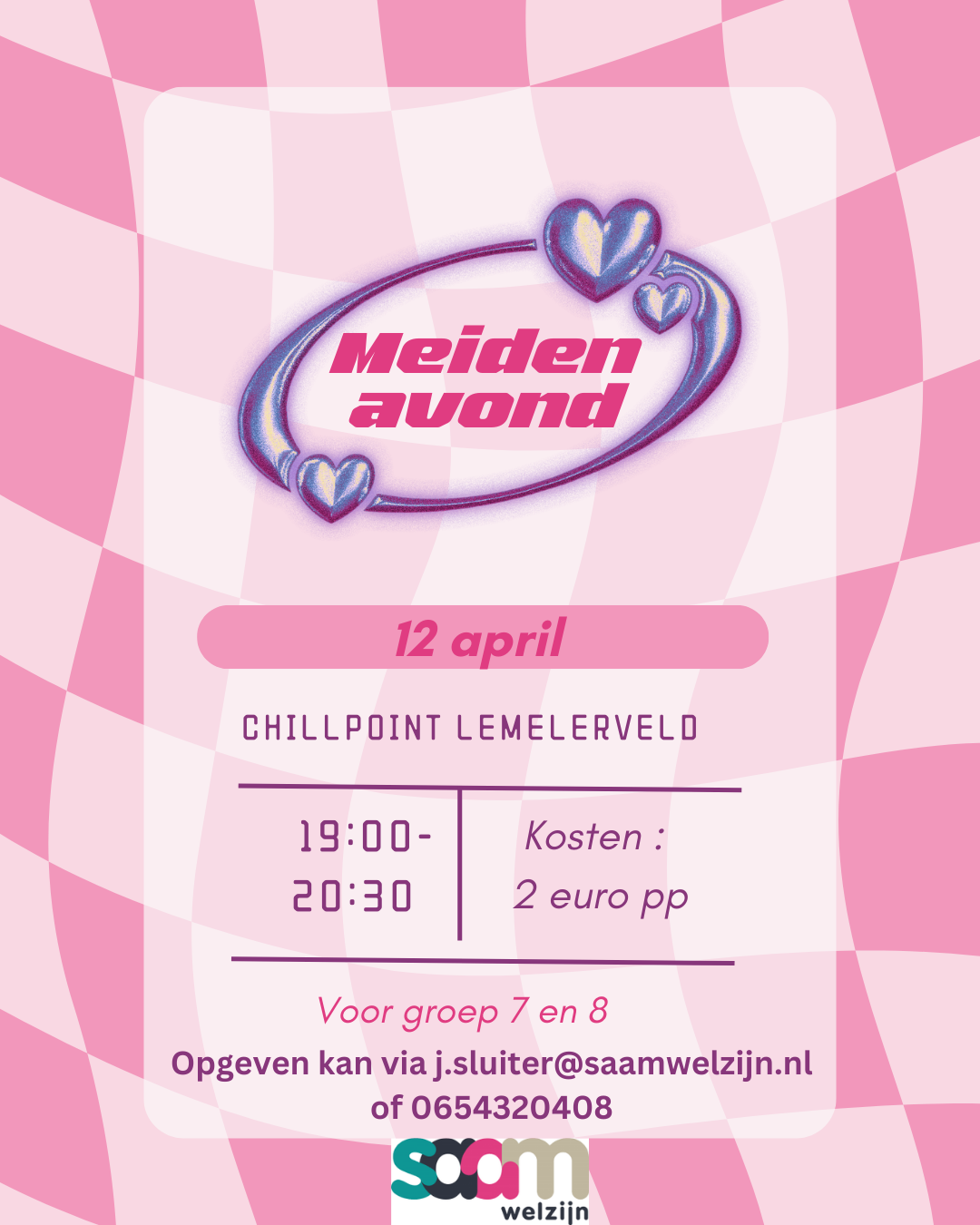 Meidenavond bij jongerencentrum Chillpoint