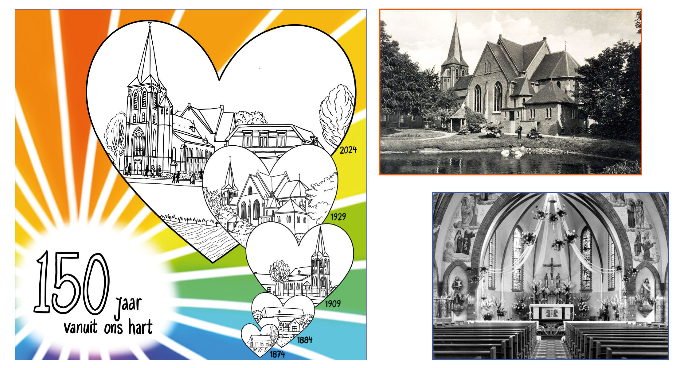 150 jaar Heilig Hart kerk in Lemelerveld