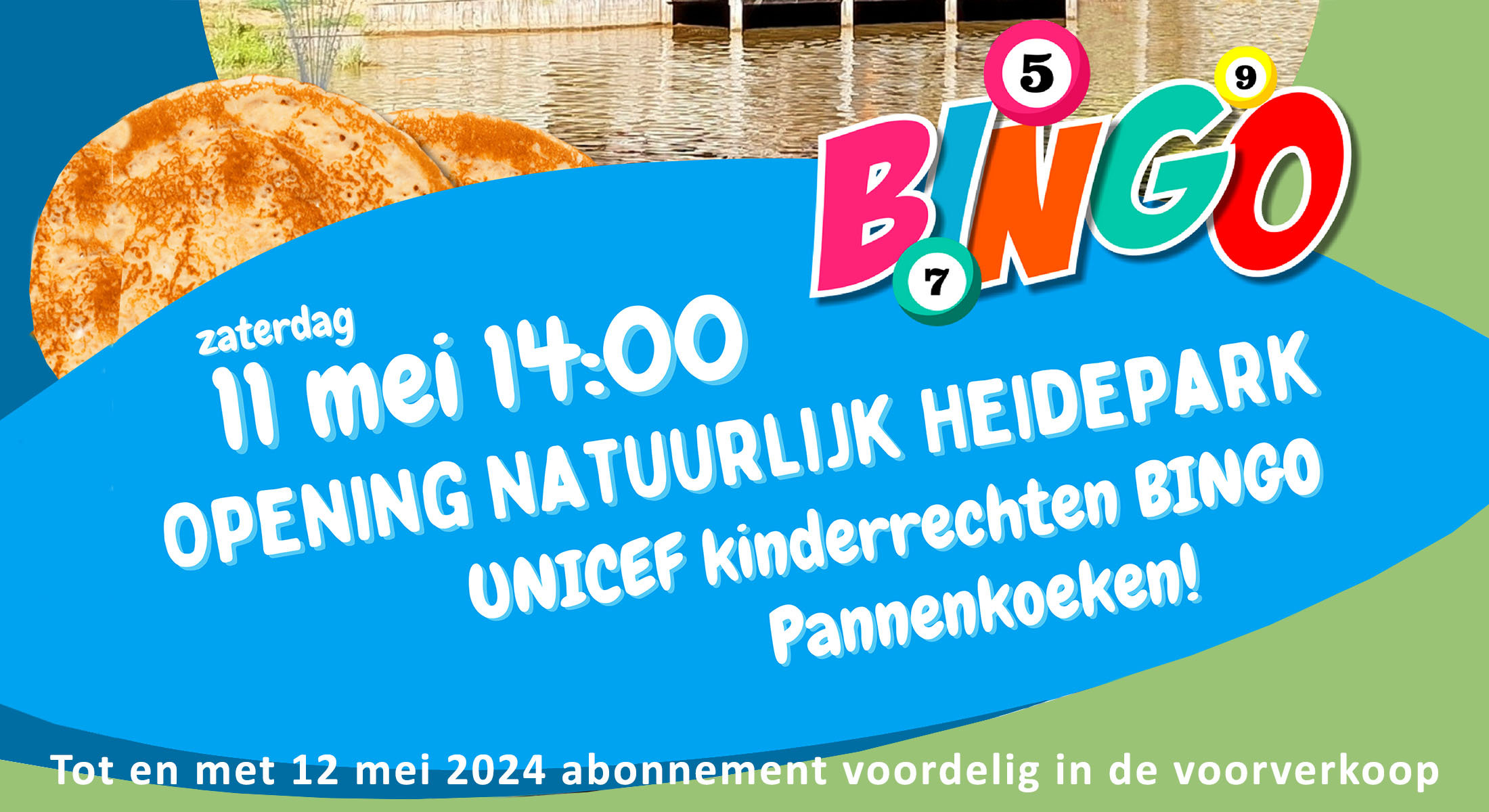Kinderrechten Bingo tijdens opening zwemseizoen Natuurlijk Heidepark