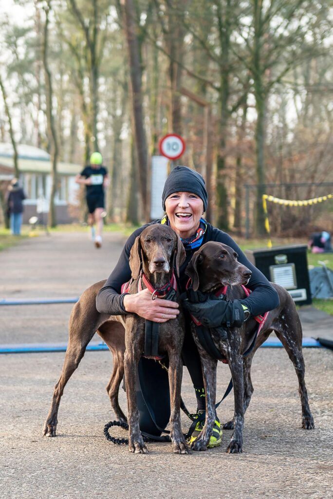 Monica Keers Met Haar Honden
