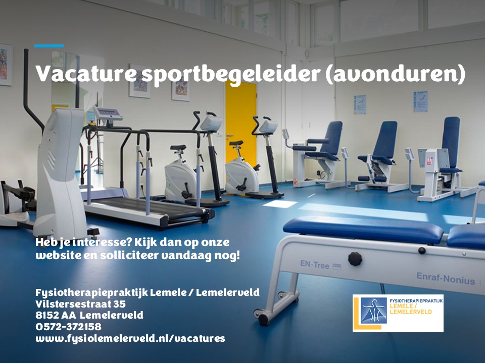 Vacature sportbegeleider (avonduren)