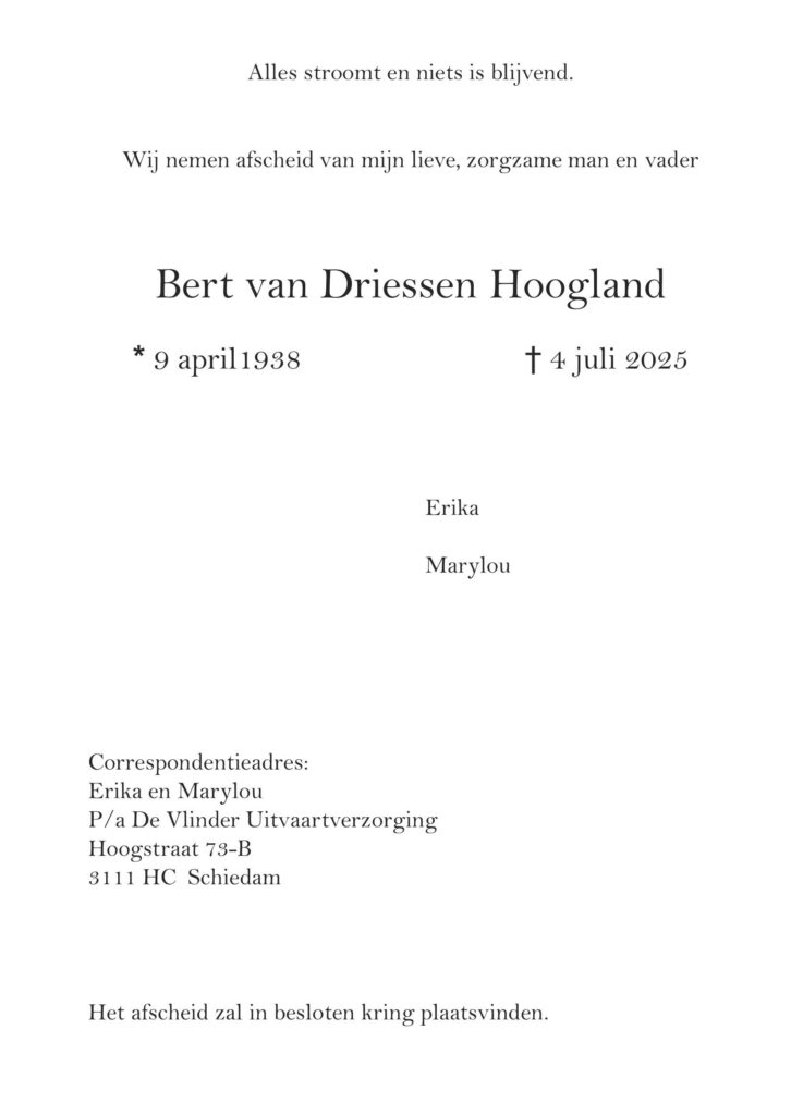 Bert Van Driessen Hoogland 3