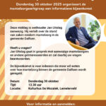 Geef je nog snel op voor de mantelzorgbijeenkomst!