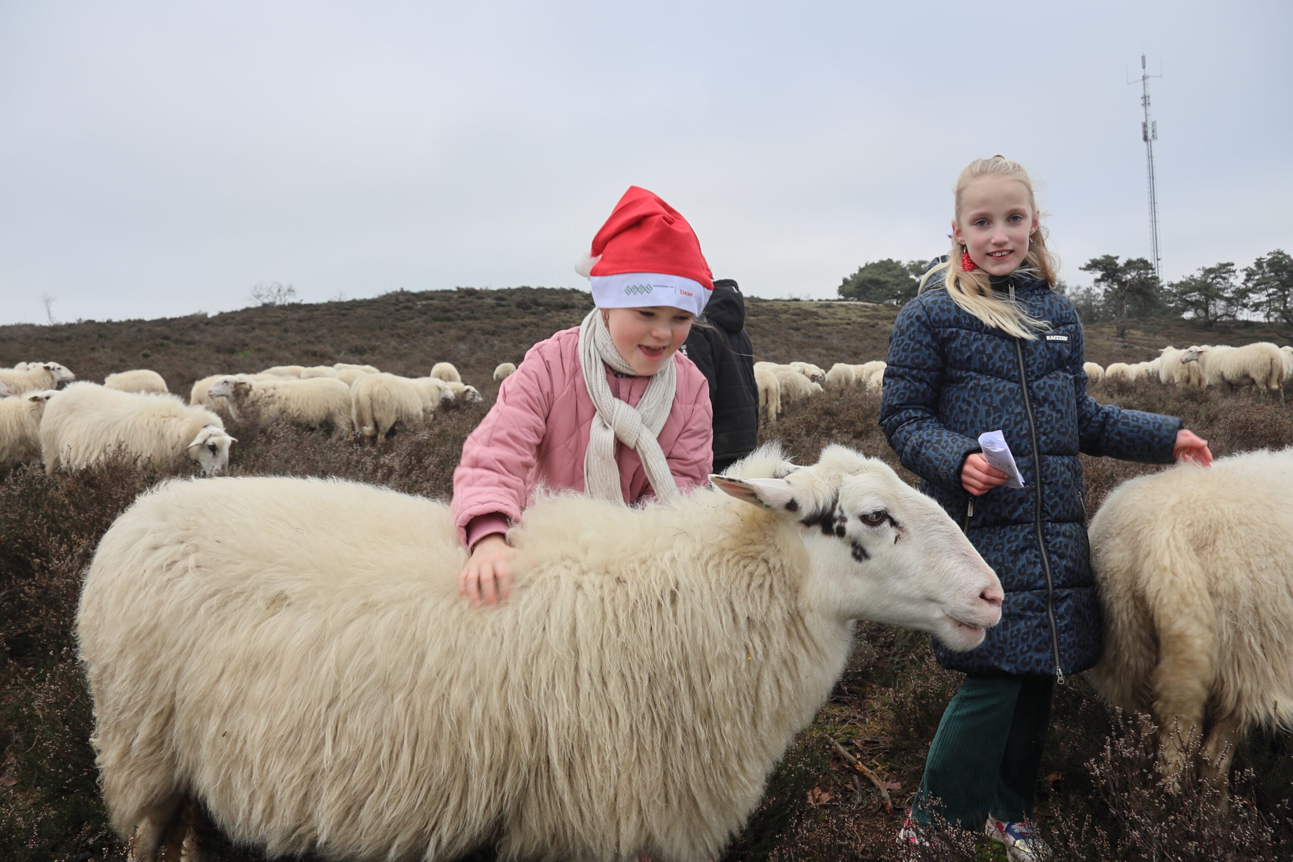 Een kerstwandeling met een smiley ??