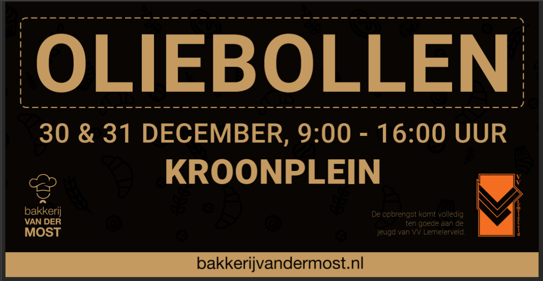 Oliebollenactie VV Lemelerveld viert 35-jarig jubileum met feestelijke editie op het Kroonplein