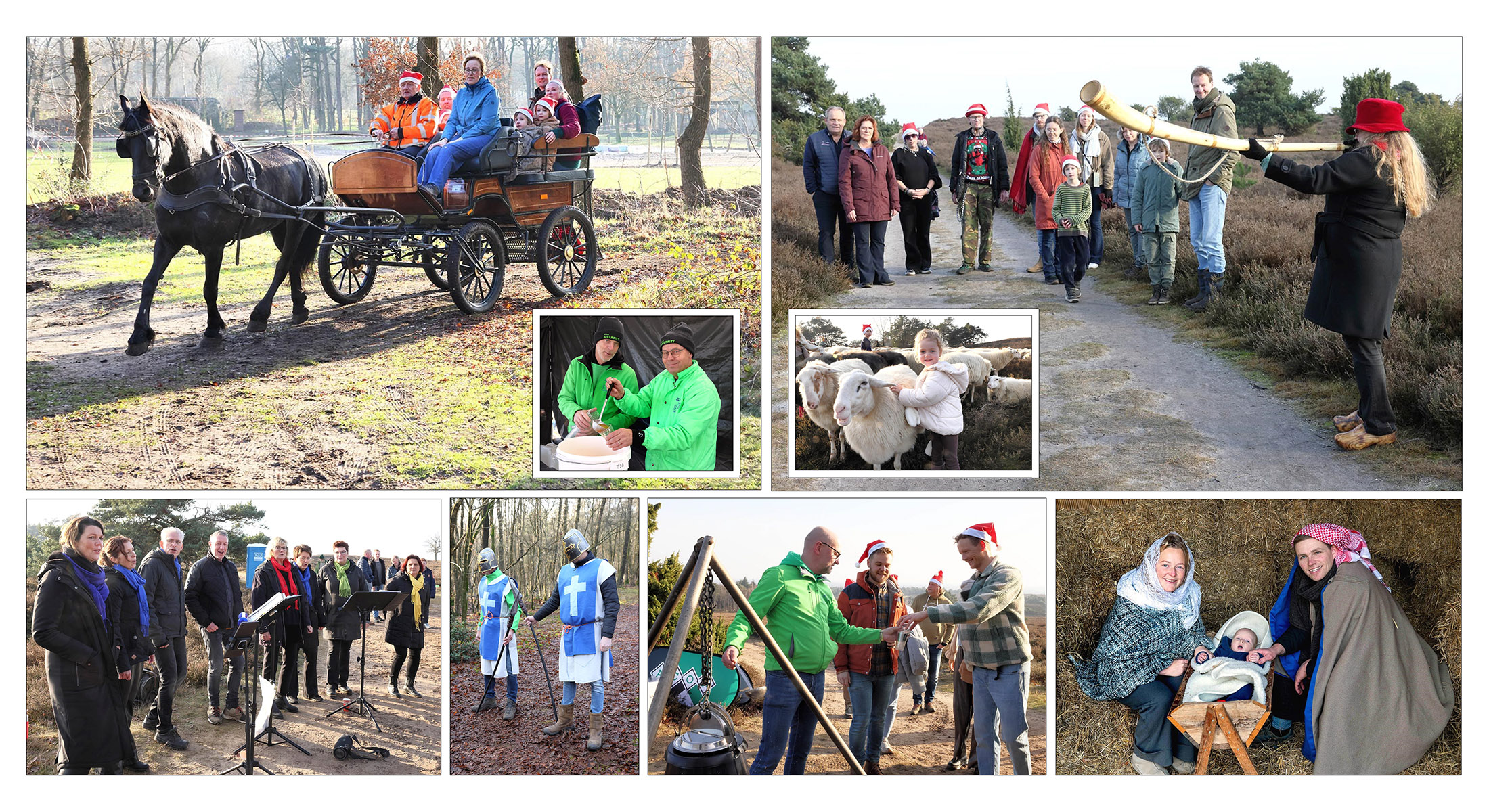 Het was een prachtige (kerstwandelings) dag.