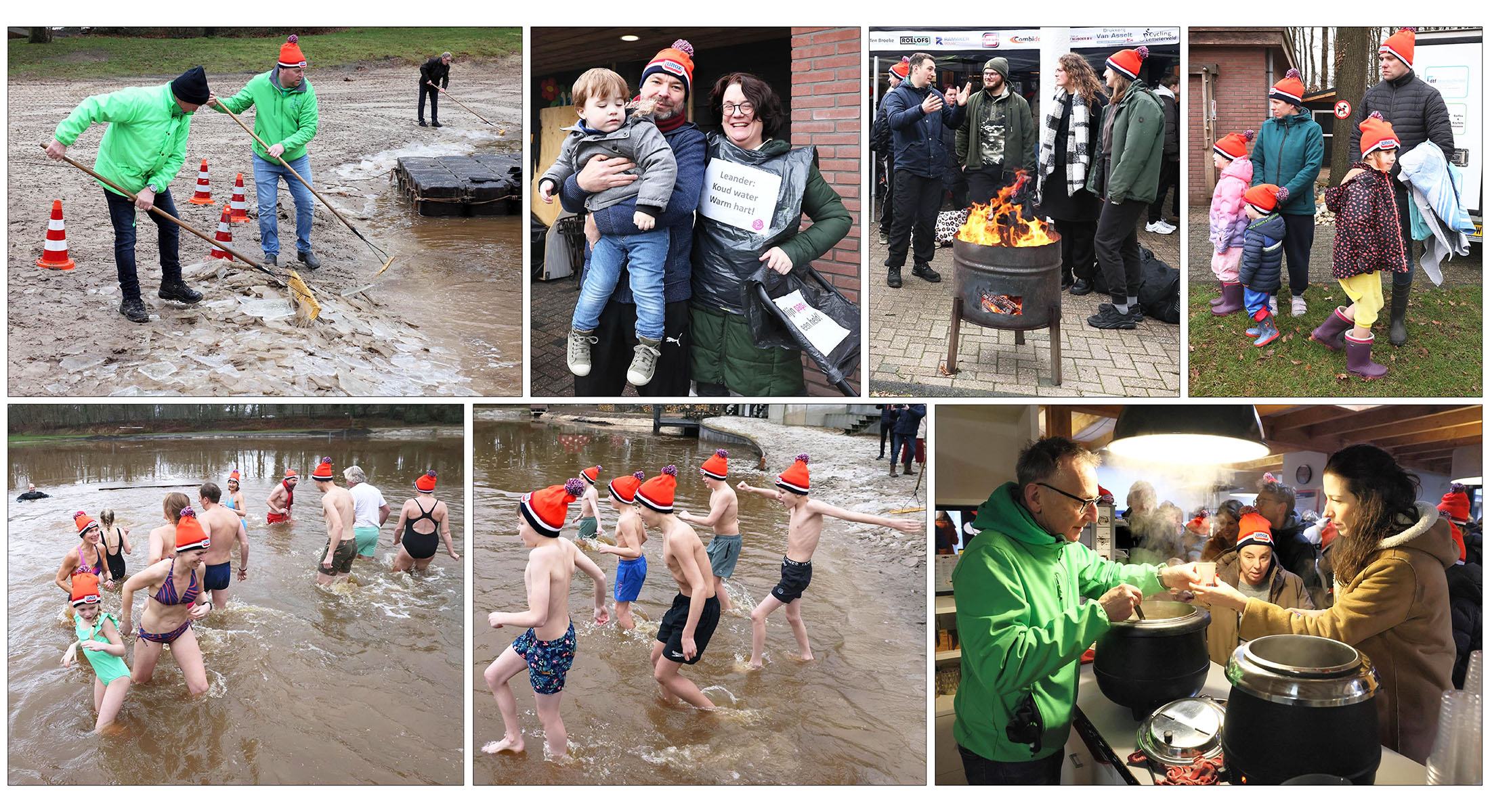 Tweede editie Team Sukerbiet Nieuwjaarsduik levert 2.500 euro op voor Alpe d’HuZes/KWF