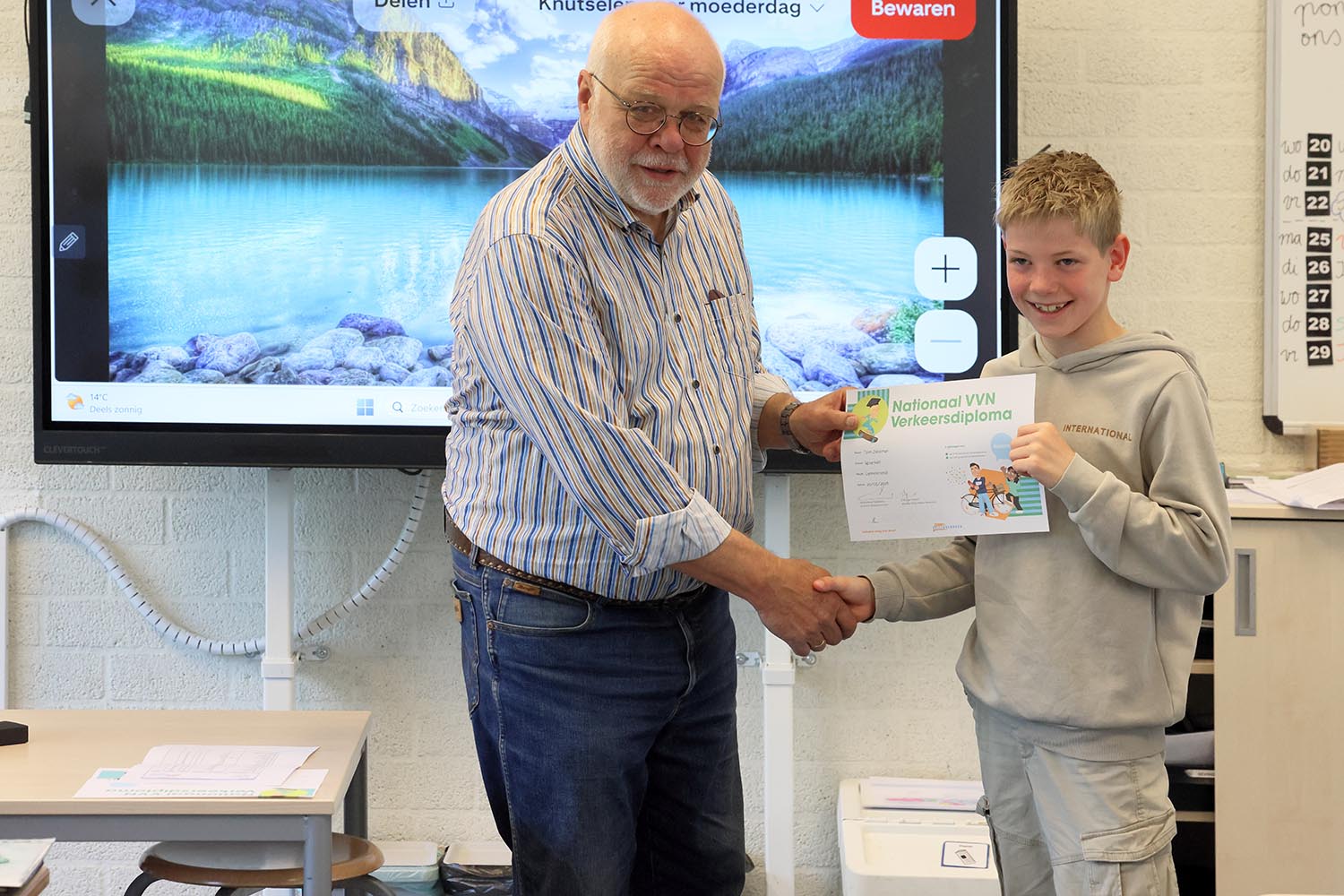 Uitreiking Verkeersdiploma's (009)
