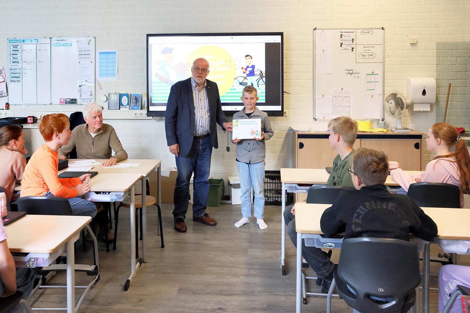 Uitreiking Verkeersdiploma's (019)